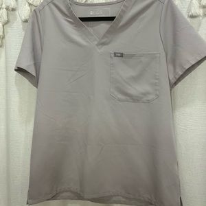 Figs Catarina scrub top - slate